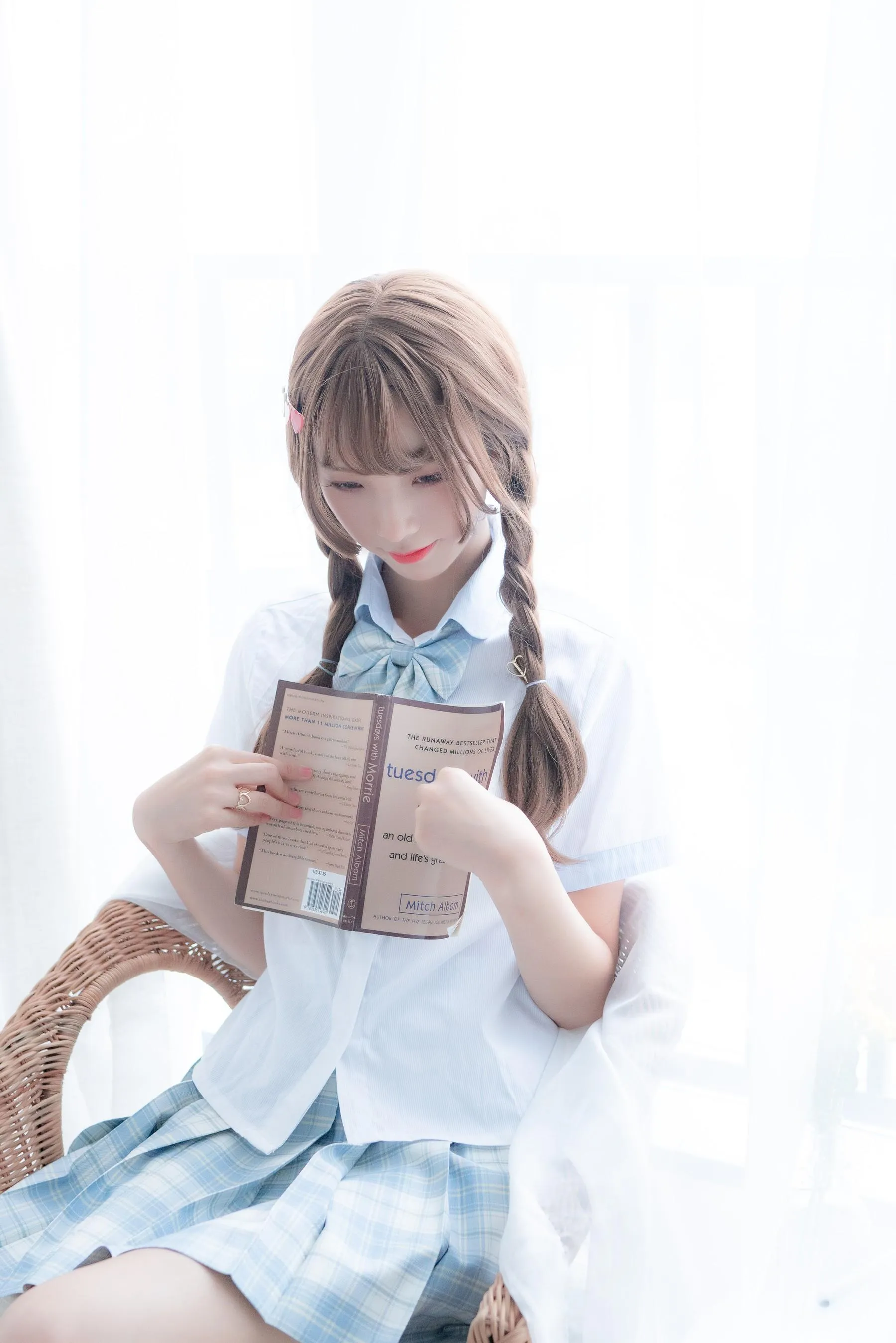 西瓜少女 NO.012 民宿私房淡蓝JK [47P]插图9